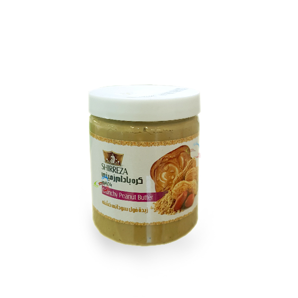 کره بادام زمینی شیر رضا