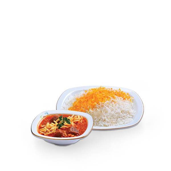 چلو خورشت قیمه