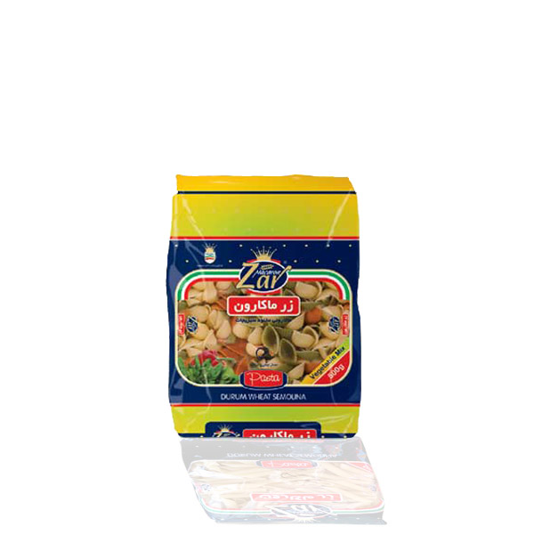 زر صدفی سبزیجات پاستا صدفی سبزیجات زر