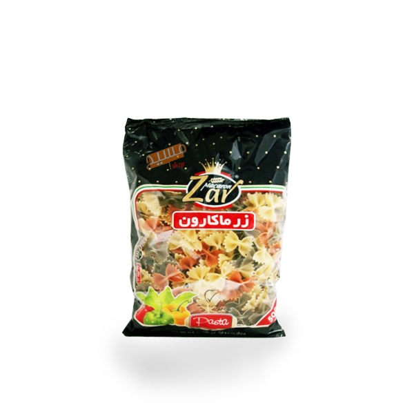 پاستا سبزیجات پروانه ای زر